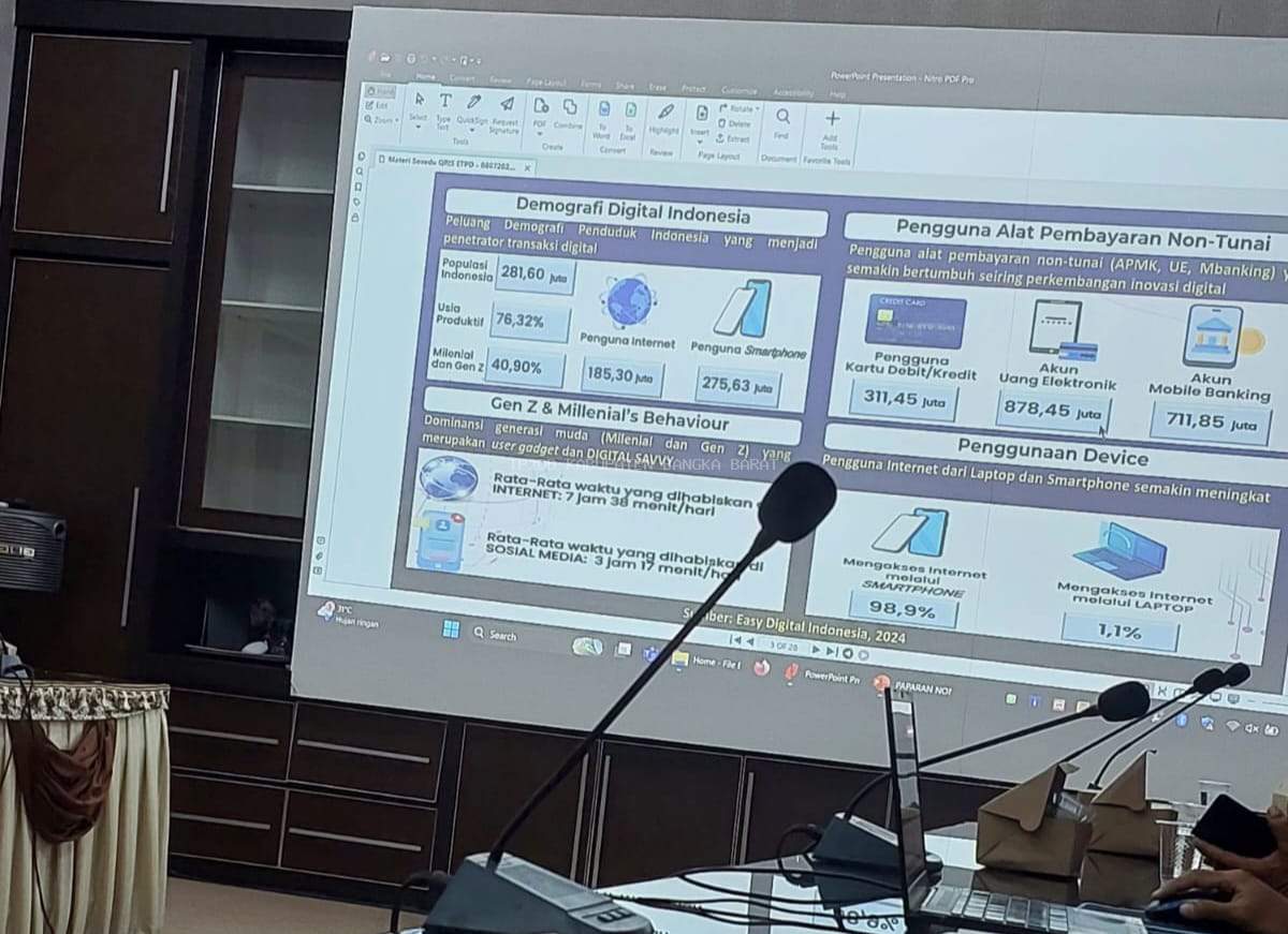 BANK INDONESIA DORONG KEUANGAN DIGITAL MELALUI SOSIALISASI QRIS DAN PEMBAYARAN ELEKTRONIK DI BANGKA BARAT 